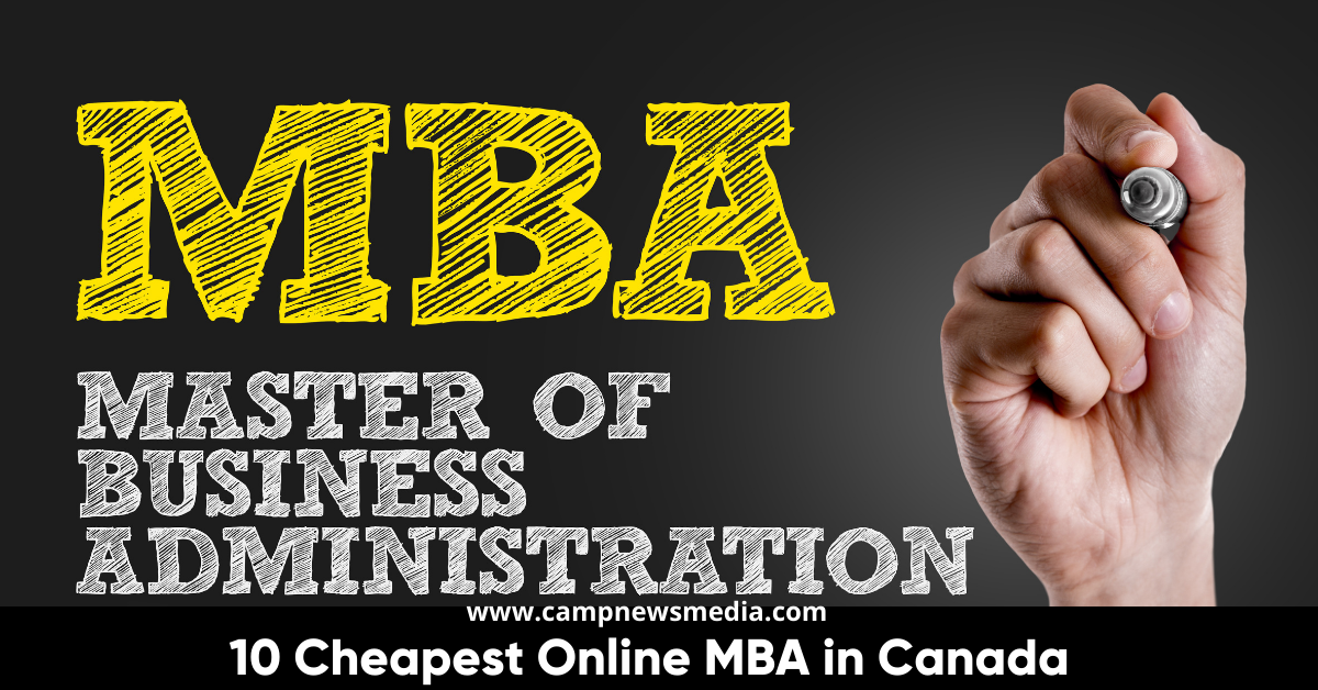10 Cheapest Online MBA in Canada For International Students