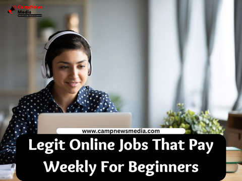 Legit Online Jobs That Pay Weekly, Daily For Beginners